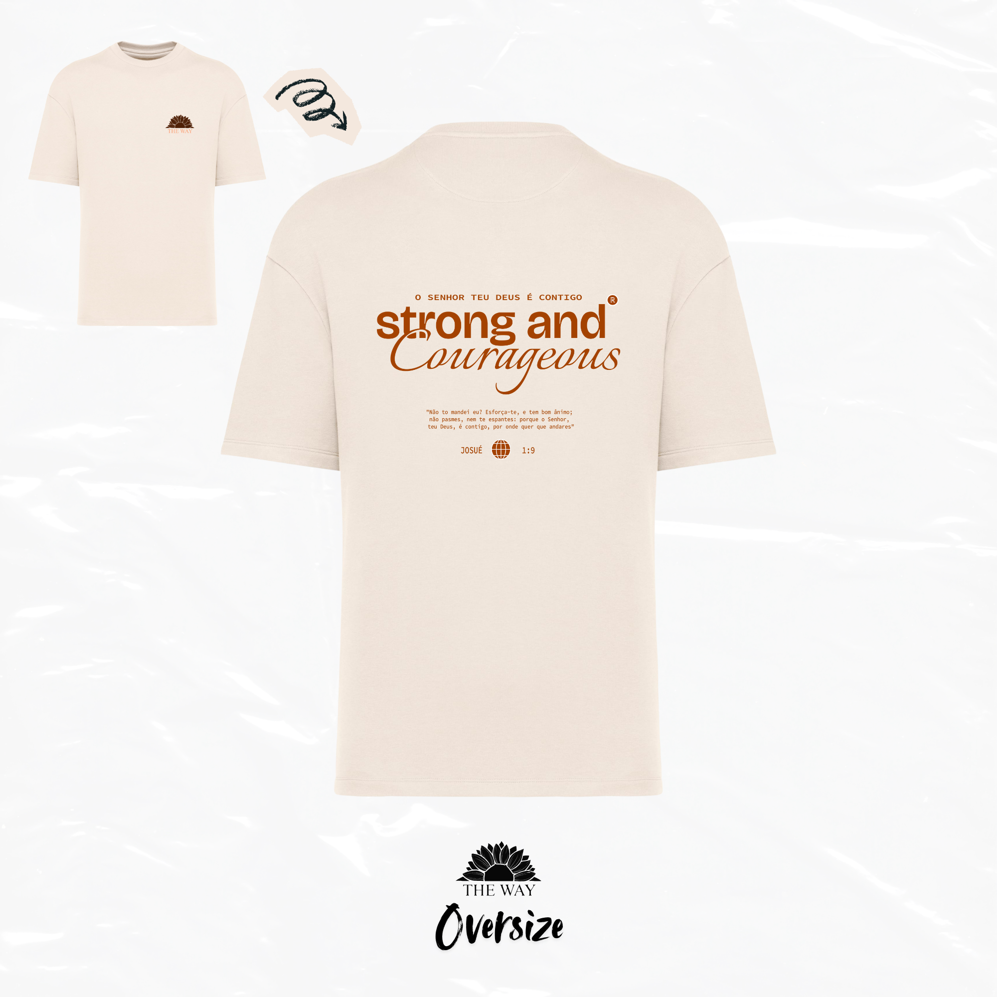 Oversize Strong & Courageous