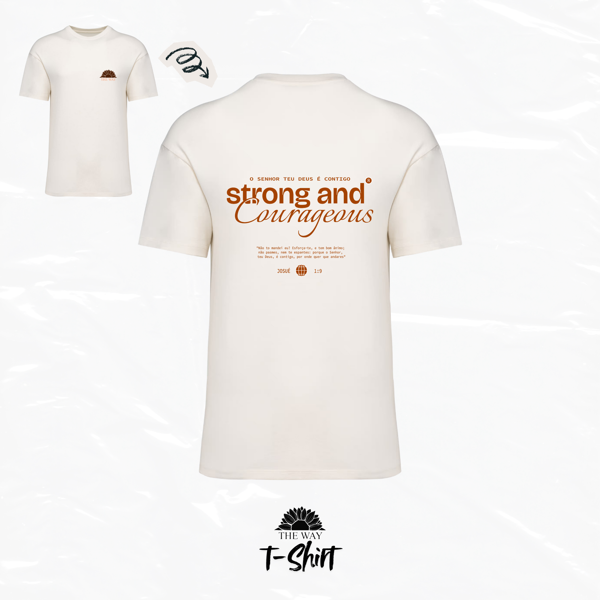 T-Shirt Strong & Courageous